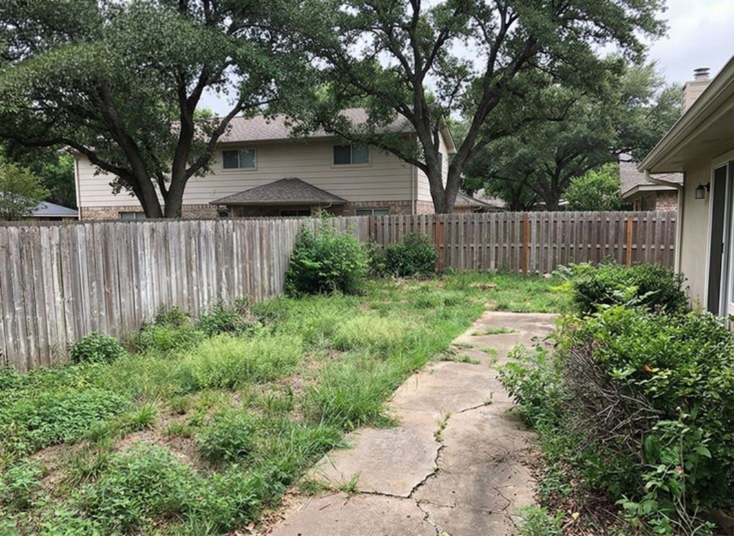 Garden Bed Refresh — before